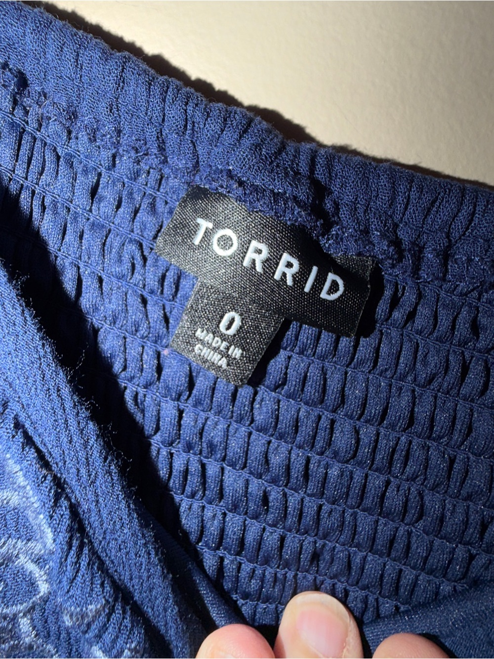 torrid Navy High-Low Embroidered Sundress - Picture 4 of 6